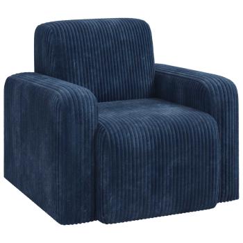 Sessel Marineblau Cord