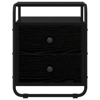 Nachttisch Schwarze Eiche Holzwerkstoff