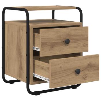 Nachttisch Artisan-Eiche Holzwerkstoff
