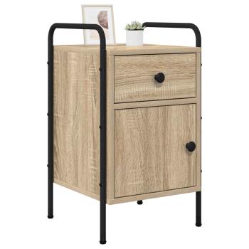 Nachttisch 2 Stk. Sonoma-Eiche 35 x 36,5 x 61 cm Holzwerkstoff