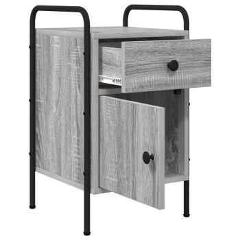 Nachttisch Grau Sonoma 35 x 36,5 x 61 cm Holzwerkstoff