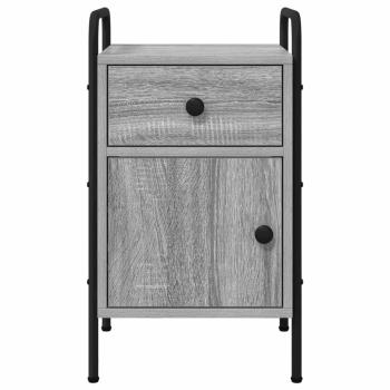 Nachttisch Grau Sonoma 35 x 36,5 x 61 cm Holzwerkstoff