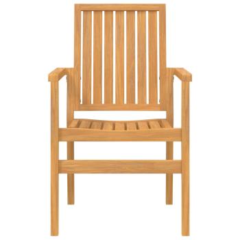 9-tlg. Garten-Essgruppe Massivholz Teak