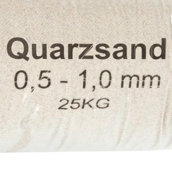 Filtersand 25 kg 0,5-1,0 mm