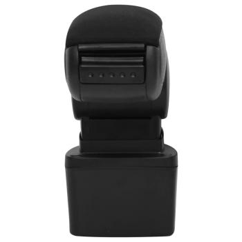 Auto-Armlehne für NISSAN JUKE (ab 2010) Schwarz 14,5x31,5x(30?48) cm ABS