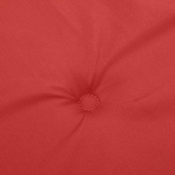 Gartenbank-Auflage Rot 100x50x3 cm Oxford-Gewebe