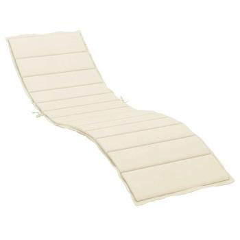 Sonnenliegen-Auflagen Oxford Stoff (100% Polyester) Creme