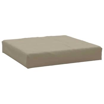 Palettenkissen 3-tlg. Taupe Oxford-Gewebe