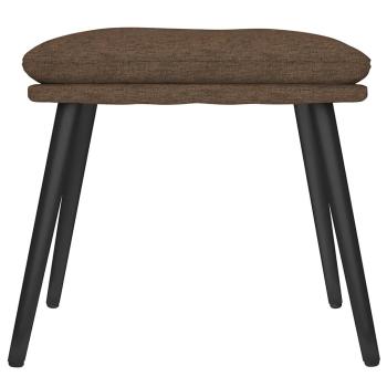 Fu?hocker Braun 45x29,5x35 cm Stoff