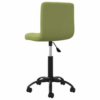 Bürostuhl Drehbar Hellgrün Samt