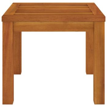 Gartenhocker mit Kissen 2 Stk. 40x40x34 cm Massivholz Akazie