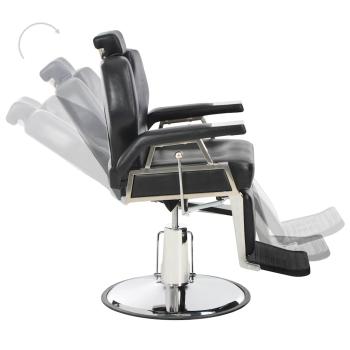 Friseurstuhl Schwarz 72×68×98 cm Kunstleder