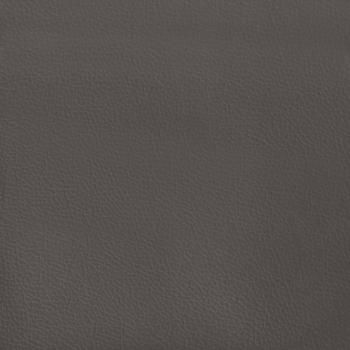 Sessel mit Hocker Grau 60 cm Kunstleder