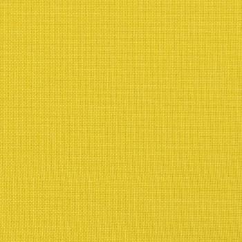 Sessel mit Hocker Hellgelb 60 cm Stoff