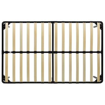 Bettgestell Schwarz Metall 160×200 cm