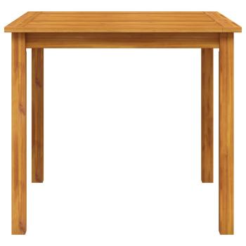 Gartentisch 85x85x74 cm Massivholz Akazie