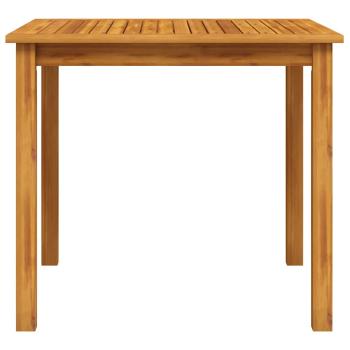 Gartentisch 85x85x74 cm Massivholz Akazie