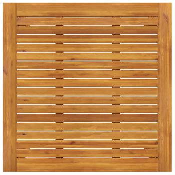 Gartentisch 85x85x74 cm Massivholz Akazie