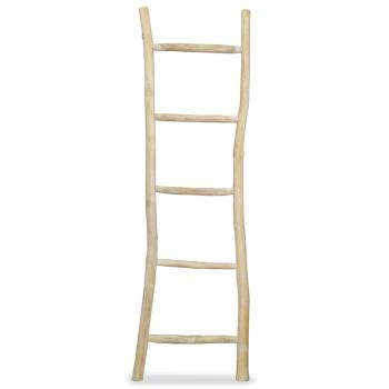 ARDEBO.de - Handtuchhalter Leiter mit 5 Sprossen Teak 45 x 150 cm
