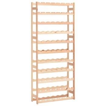 Weinregal für 77 Flaschen Kiefernholz