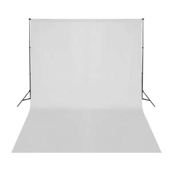 Fotohintergrund ohne Ständer Baumwolle Weiß 500x300 cm