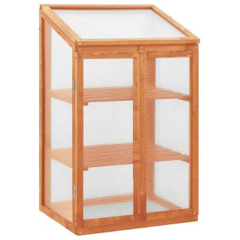 ARDEBO.de - Gewächshaus 60x45x100 cm Tannenholz