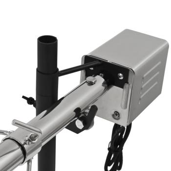 Automatischer Grillspieß mit Motor Edelstahl 207×45×81 cm