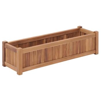 ARDEBO.de - Hochbeet 100x30x25 cm Massivholz Teak