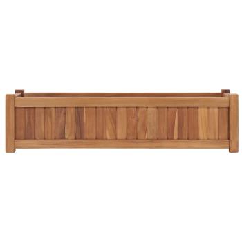 Hochbeet 100x30x25 cm Massivholz Teak