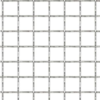 Wellengitter Edelstahl 100x85 cm 31x31x3 mm