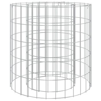 Gabionen-Feuerstelle Ø 50 cm Verzinktes Eisen