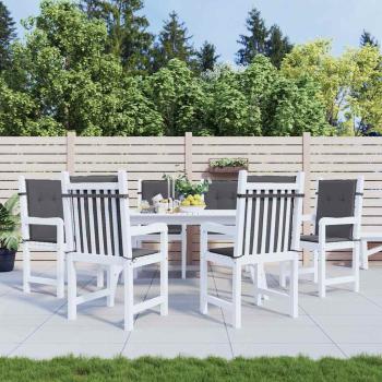 ARDEBO.de - Gartenstuhlauflagen für Niedriglehner 6 Stk. Anthrazit
