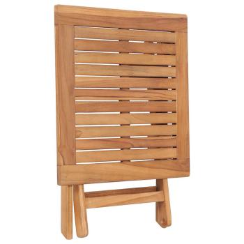 Gartentisch Klappbar 45x45x45 cm Massivholz Teak
