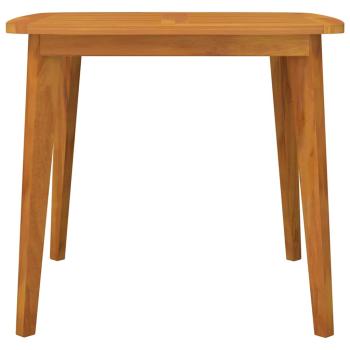 Gartentisch 85x85x75 cm Massivholz Akazie