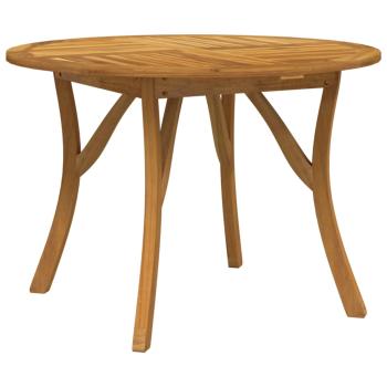 Gartentisch Ø 110 cm Massivholz Akazie