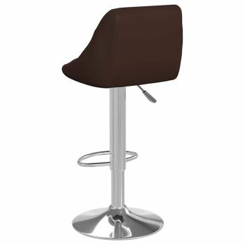Barhocker 2 Stk. Braun Kunstleder