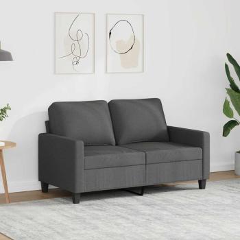 ARDEBO.de - 2-Sitzer-Sofa Dunkelgrau 120 cm Stoff