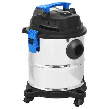 Nass- und Trockensauger 1200 W 20 L Silbern