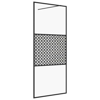 Duschwand f?r Begehbare Dusche mit Klarem ESG Glas 100x195 cm