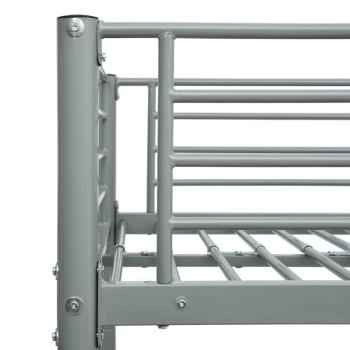 Etagenbett Grau Metall 90?200 cm