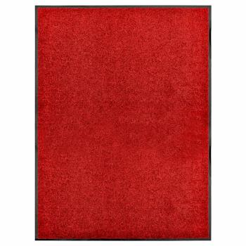 ARDEBO.de - Fußmatte Waschbar Rot 90x120 cm