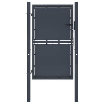 ARDEBO.de - Gartentor aus Stahl 100 x 200 cm Anthrazit