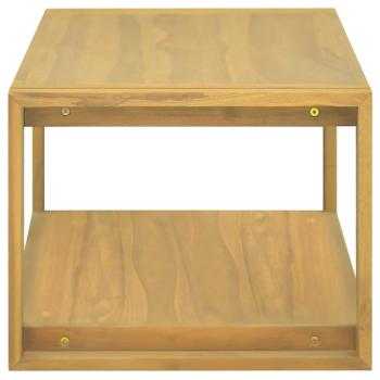 Wand-Badregal 90x45x35 cm Massivholz Teak