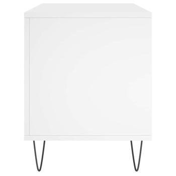 Plattenschrank Weiß 100x38x48 cm Holzwerkstoff