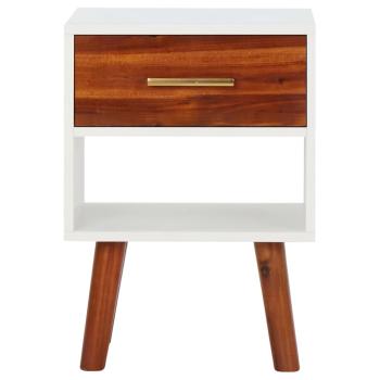 Nachttisch Akazienholz Massiv 40x30x57 cm
