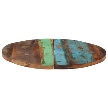 Tischplatte Rund 60 cm 25-27 mm Altholz Massiv