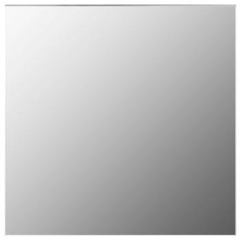 7-teiliges Wandspiegelset Quadratisch Glas