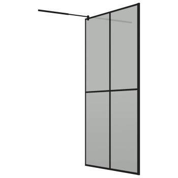Duschwand für Walk-in Dusche 118x190 cm Dunkles Sicherheitsglas