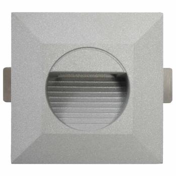 Außenwandleuchten 6 Stk. LED 2 W Silbern Quadratisch