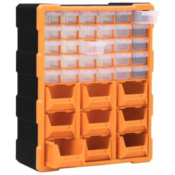 Multi-Schubladen-Organizer mit 39 Schubladen 38x16x47 cm
